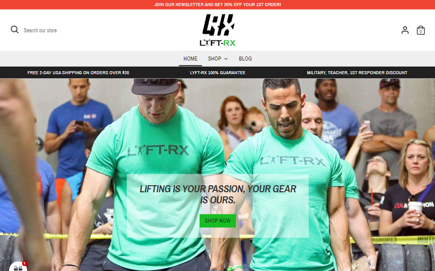 Website Design for LiftRX